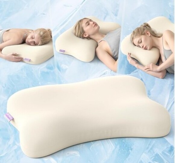 Other - ZZ-WELL Cervical Neck Pillow for Side Sleepers - Patented Cooling Memory Foam